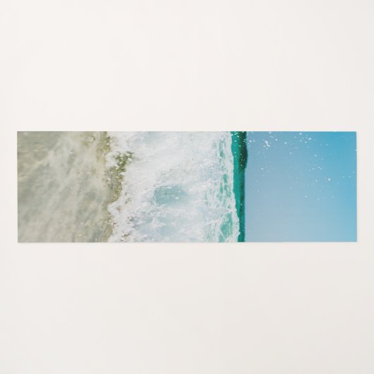 Het strand is mijn gelukkige plek yogamat (Achterkant (horizontaal))