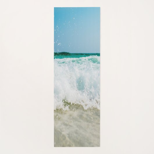 Het strand is mijn gelukkige plek yogamat (Achterkant)