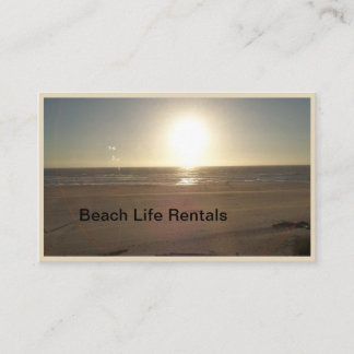 Het strand is mijn zaak visitekaartje