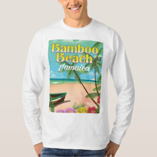 Het Strand Jamaïca van het bamboe T-shirt