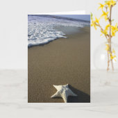 Het strand kaart (Gele Bloem)