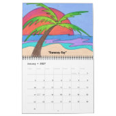 Het strand! Kalender (Jan 2027)