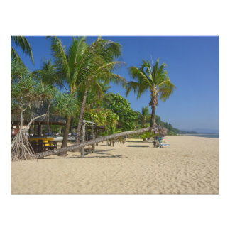 Het strand, Kho Ko Khao, Phang Nga ansichtkaart Foto Afdruk