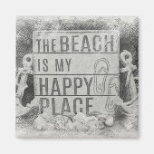 Het strand magneet (Voorkant)