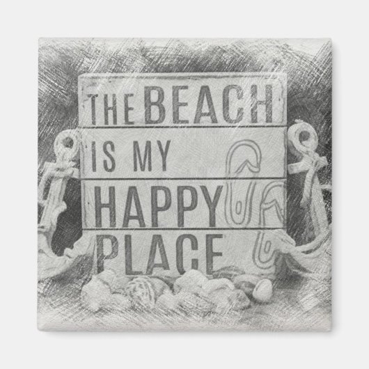 Het strand magneet (Voorkant)