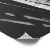 Het strand op D-dag tekenen Poster (Hoek)