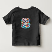 Het strand roept en ik moet gaan-76767 kinder shirts (Achterkant)