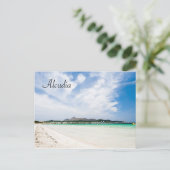 Het strand van Alcudia Briefkaart (Staand voorkant)
