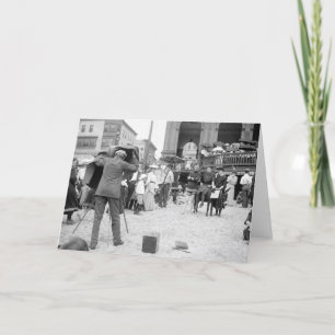 Het Strand van Atlantic City, 1890s Kaart