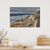 Het strand van de Cliffs " Poster (Keuken)