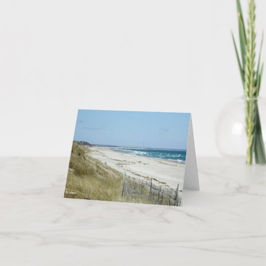 Het Strand van de kaap--het denken aan u Kaart (Voorkant)