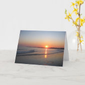 Het Strand van de zonsondergang * Kaart (Gele Bloem)