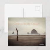 Het Strand van het kanon, Oregon Briefkaart (Voorkant / Achterkant)