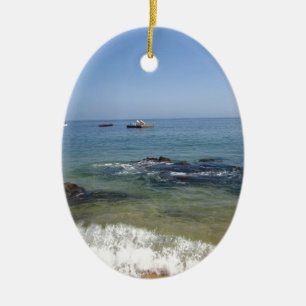 Het strand van Las Caletas in Puerto Vallarta (Mex Keramisch Ornament