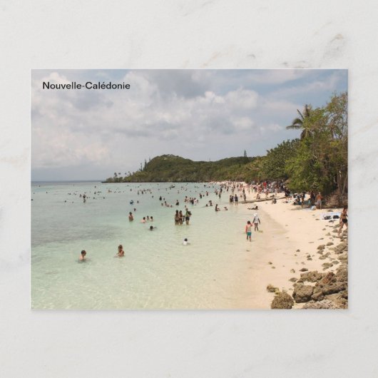 Het strand van Lifou op het eiland New Caledonia ( Briefkaart (Voorkant)