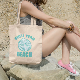 Het Strand van Shell ja Tote Bag