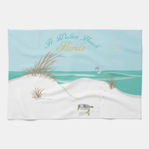 Het Strand van voet Walton (Florida) Theedoek