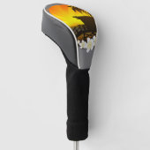 Het strandleven golfheadcover (Schuin)