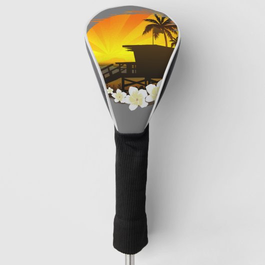 Het strandleven golfheadcover (Voorkant)