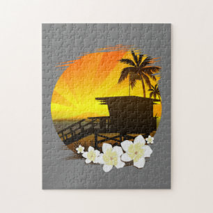 Het strandleven legpuzzel