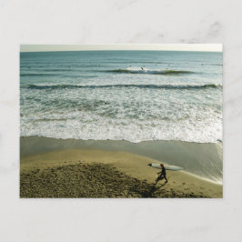 Het strandleven - Sagami-baai, Japan Briefkaart