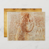 Het stroomgebied van de Hart en de Bronchiale Arte Briefkaart (Voorkant / Achterkant)