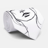 Het Stropdas Mode Face (Opgerold)