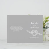 Het stropdas van het hart de grote trouwprogramma' (Staand voorkant)