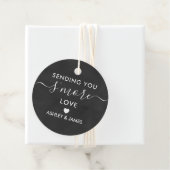 Het sturen van je 'meer liefde Label', bruiloft Ch Bedankjes Labels (In situ)