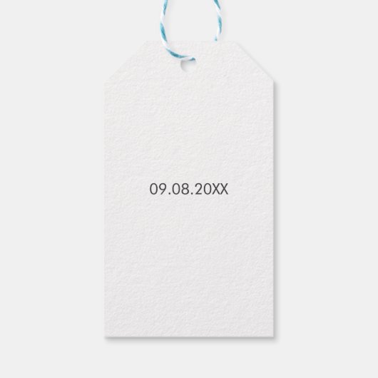 Het sturen van je 'meer liefde Label', weddenschap Cadeaulabel (Achterkant)