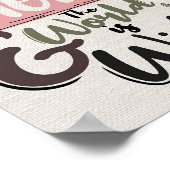 Het succes citeert de wereld breed is poster (Hoek)