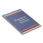 Het succes is gebouwd in de Notitieboekje van de P Notitieboek (Rechterzijde)