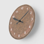 Het Suikerglazuur van de chocolade Ronde Klok (Hoek)