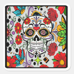 Het suikerverhaal vierkante sticker