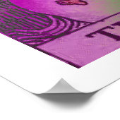 Het Sun Tarot Kaart Psychedelic Poster (Hoek)