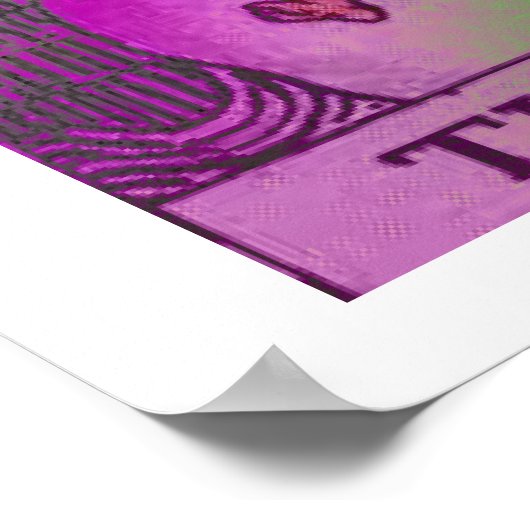 Het Sun Tarot Kaart Psychedelic Poster (Hoek)