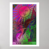 Het Sun Tarot Kaart Psychedelic Poster (Voorkant)