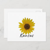 Het Sunflower State Briefkaart (Voorkant / Achterkant)