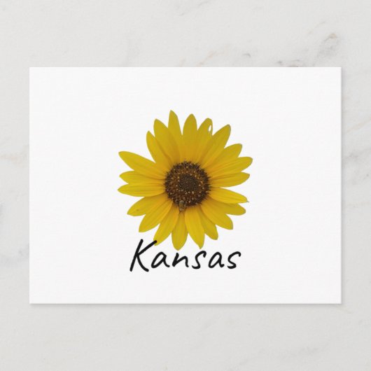 Het Sunflower State Briefkaart (Voorkant)