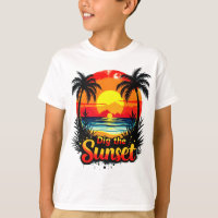 Het Sunset Volleybal t-shirt - Perfect voor fans