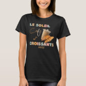 Het Sunshine Café en het Croissants T-shirt (Voorkant)