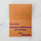 Het super Wenskaart van de Kat van de Held Kaart (Binnen)