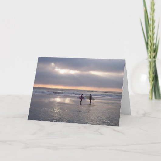 Het Surf van de ochtend Kaart (Voorkant)