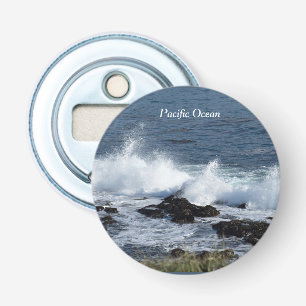 Het surf van de Stille Oceaan Button Flesopener