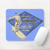 Het Surfen van de club Logo Mousepad Muismat (Met muis)