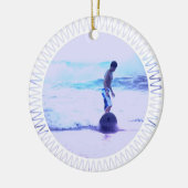 Het surfen van de Ornament van het Ontwerp van de  (Links)