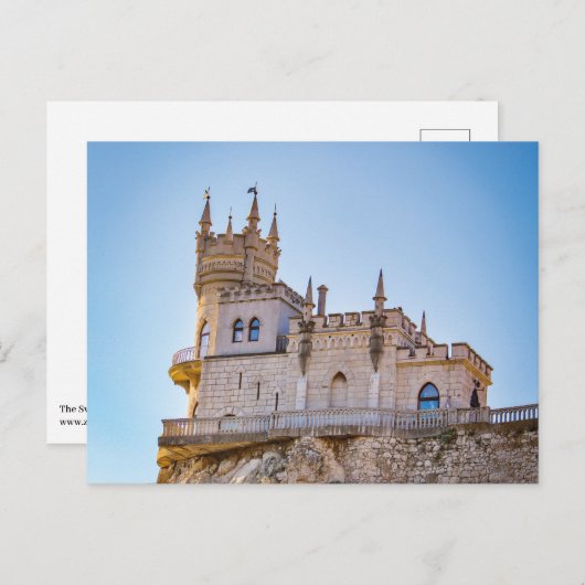 Het Swallow's Nest Castle Krim Oekraïne Briefkaart (Voorkant / Achterkant)