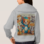 Het Sweatshirt van Evil Eye & Cartoon Kinderen (Achterkant)
