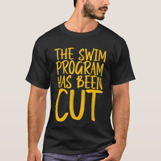 Het Swim-programma is gekort T-shirt (Voorkant)