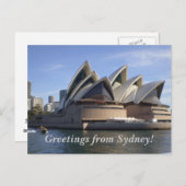 Het Sydney Opera House Briefkaart (Voorkant / Achterkant)